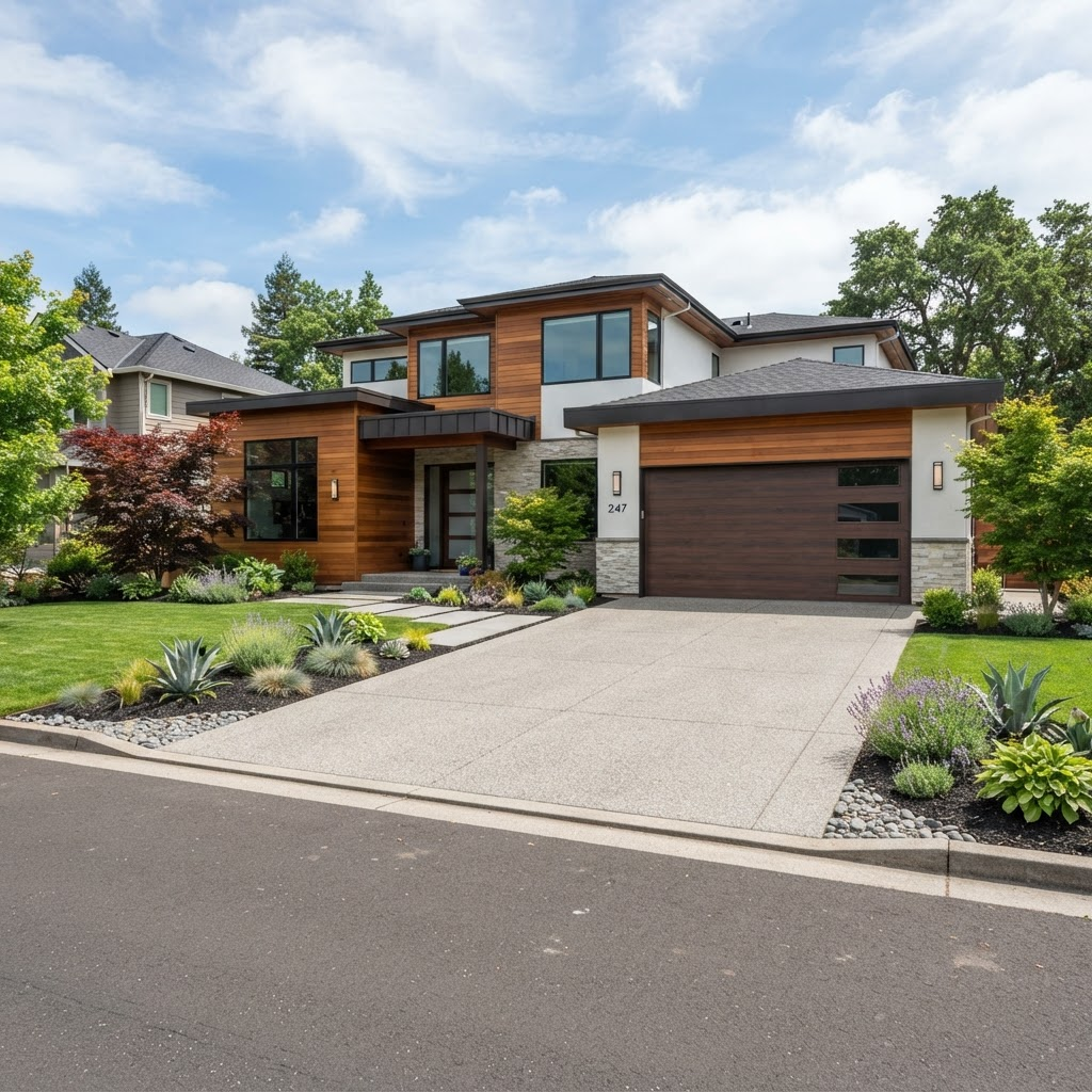 Contemporary Driveway